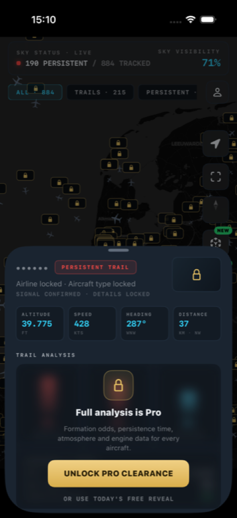 CHEMTRACKER — Live Chemical Trail Detection